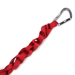 Rock-N-Rescue 20英尺织带和卡拉比纳组合 - 红色，重型圆管尼龙，美国制造，适用于攀岩、消防员和救援装备  品牌：Rock-N-Rescue