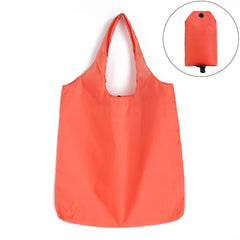 1 x Portable folding shopping bag Oxford bags Lightweight Solid Color bag Foldable Waterproof ripstop Shoulder Bag Handbag