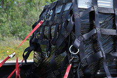 Safespan| Heavy Duty Cargo Net 6' x 8' | 10,000lbs Load | Pickup Truck Bed with D-Rings & Cam Buckle Straps