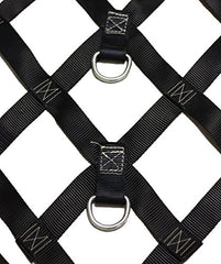 Safespan| Heavy Duty Cargo Net 6' x 8' | 10,000lbs Load | Pickup Truck Bed with D-Rings & Cam Buckle Straps