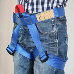 Professional Outdoor Sports Safety Belt Rock Climbing Harness Waist Support Half Body Harness Aerial Survival Equipment