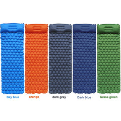 Camping Sleeping Pad Inflatable Air Mattress Outdoor Picnic Beach Cushion Air Cushion Sleeping Mat Damp Proof Waterproof Pad