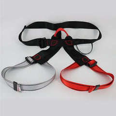 Professional Outdoor Sports Safety Belt Rock Climbing Harness Waist Support Half Body Harness Aerial Survival Equipment