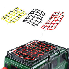 RC车1:10 配件 弹性行李网 适用于Axial SCX10 90046 Traxxas TRX-4 Tamiya CC01 RC4WD D90 D110 岩爬车