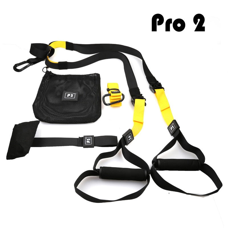 Fitness Hanging Suspension Trainer belt Gym workout Exercise Pull rope Stretching trainning Elastic Straps