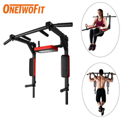 OneTwoFit Pull Up Bar Gym Equipment Wall Pull-up Bar Deporte Sport Traction Bar Dip Portable Fitness Equipments Exercise at Home