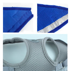 Dog Harness with Leash Summer Pet Adjustable Reflective Vest Walking Lead for Puppy Polyester Mesh Harness for Small Medium Dog