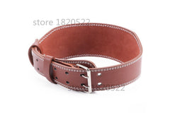 Leather Weightlifting Belt Gym Fitness Crossifit Dumbbell Barbell Powerlifting Back Support Power Training Weight Lifting Belt