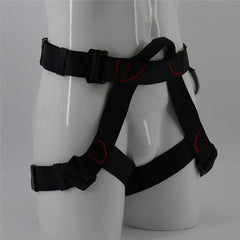 Professional Outdoor Sports Safety Belt Rock Climbing Harness Waist Support Half Body Harness Aerial Survival Equipment