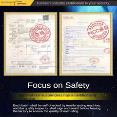 Flat Sling Lifting Sling Synthetic Fiber Sling Industrial Crane Crane Lifting Sling National Standard Wear-resistant 1T/2T/3T