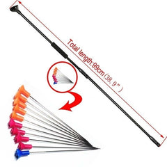 New Outdoor Archery Black Blowgun Slingshot Adult Children Metal  Needles Foam Comfort Grip Decompression Toy Hunting Equipment