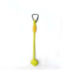 Ninja Rings Gymnastic Swing Bar Rings Monkey Rings Hand Climbing Rope Knot Ball for Backyard Obstacle Slackline