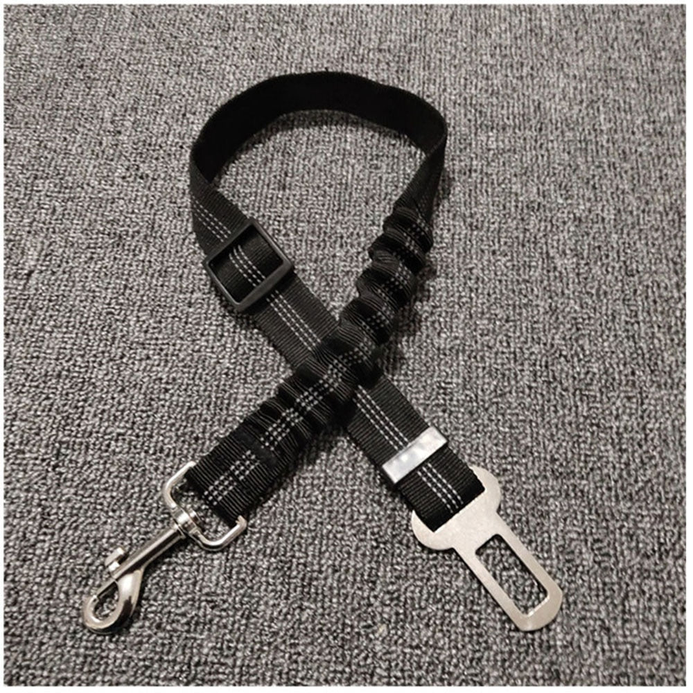 Upgraded Adjustable Dog Seat Belt Dog Car Seatbelt Harness Leads Elastic Reflective Safety Rope Pet Dog Cat Supplies