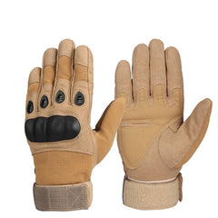 OZERO Motorcycle Breathable Full Finger Military Glove Non-slip Outdoor Racing Sport Glove Motocross Protective Glove Men Women