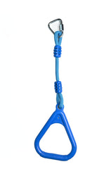 Ninja Rings Gymnastic Swing Bar Rings Monkey Rings Hand Climbing Rope Knot Ball for Backyard Obstacle Slackline