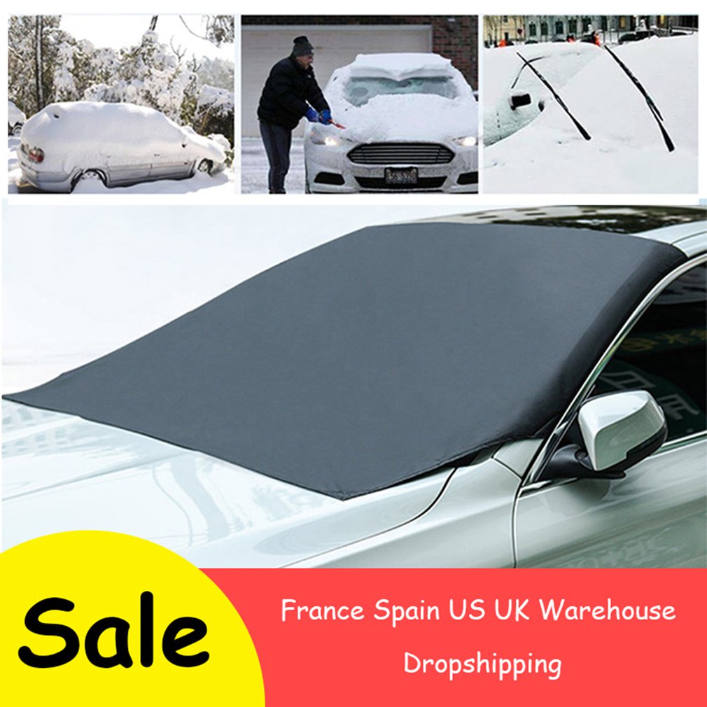 HOT!Automobile Magnetic Sunshade Cover Car Windshield Snow Sun Shade Waterproof Protector Cover Car Front Windscreen Cover