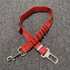 Upgraded Adjustable Dog Seat Belt Dog Car Seatbelt Harness Leads Elastic Reflective Safety Rope Pet Dog Cat Supplies