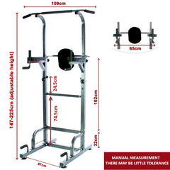 FITNESS STATION, PULL-UP TOWER, MULTIFUNCTIONAL, BODYBUILDING, HOME TRAINING, HIGH QUALITY STEEL, SHIPPING FROM EUROPE