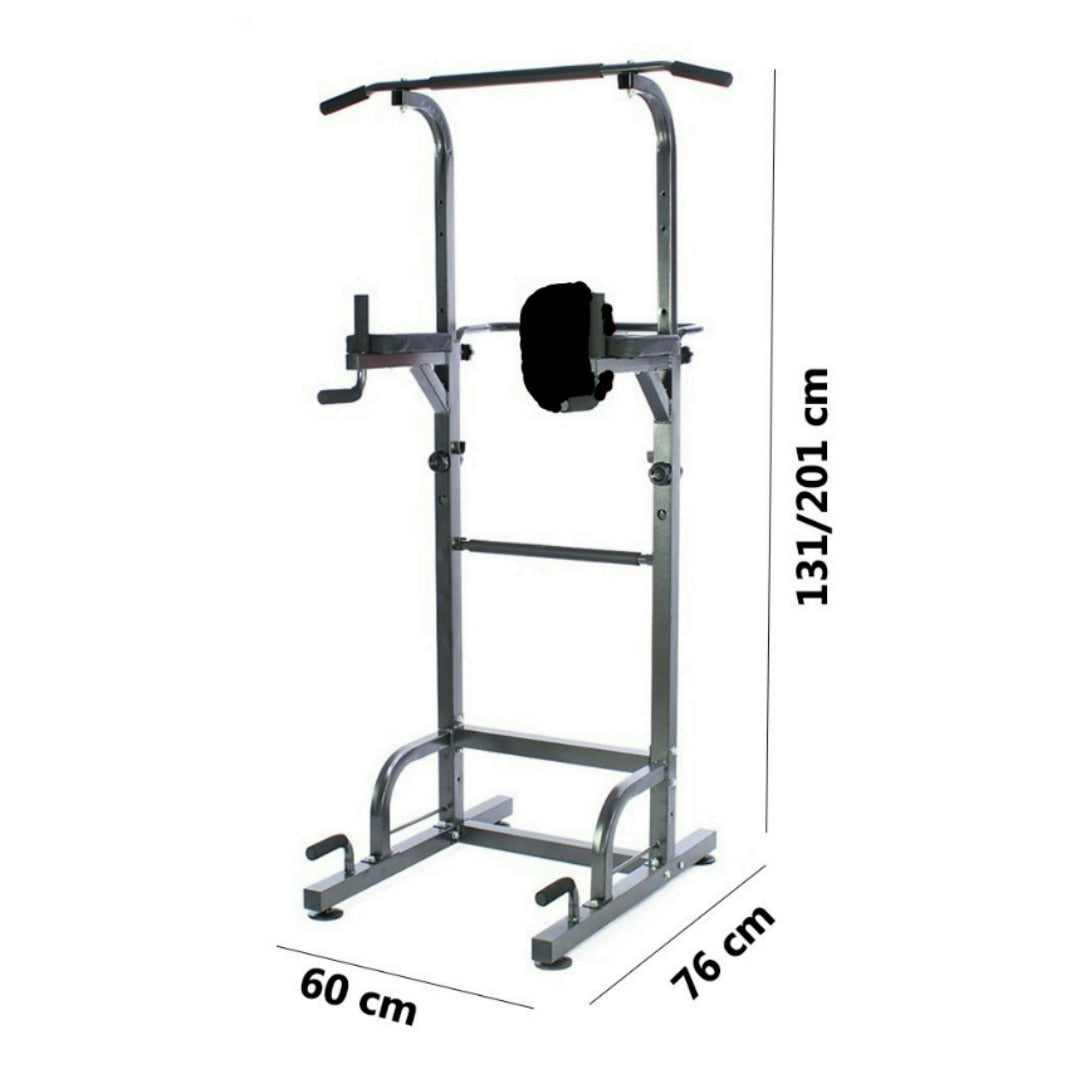 FITNESS STATION, PULL-UP TOWER, MULTIFUNCTIONAL, BODYBUILDING, HOME TRAINING, HIGH QUALITY STEEL, SHIPPING FROM EUROPE