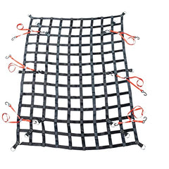 Safespan| Heavy Duty Cargo Net 6' x 8' | 10,000lbs Load | Pickup Truck Bed with D-Rings & Cam Buckle Straps